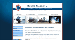 Desktop Screenshot of mastermarineinc.com